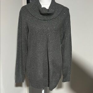 Apt. 9 Dark Gray Cowl Neck Sweater